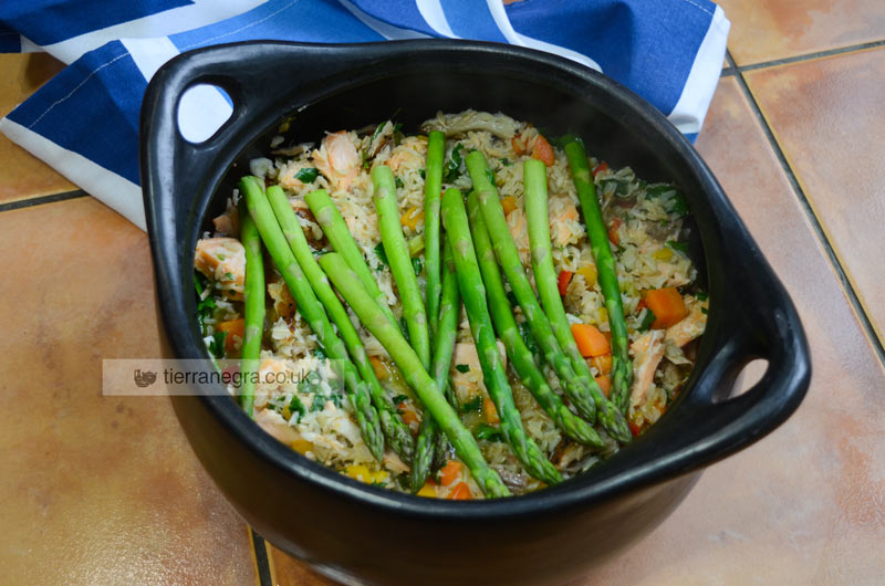 All-in-one Brown Rice with Fish and Vegetables