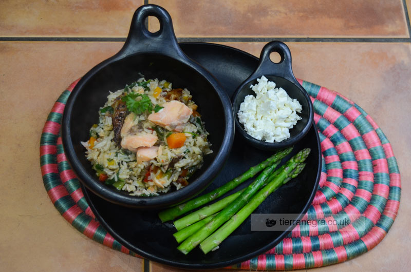 All-in-one Brown Rice with Fish and Vegetables